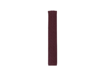 BEAMS Wool Knit Tie Cable "Burgundy"