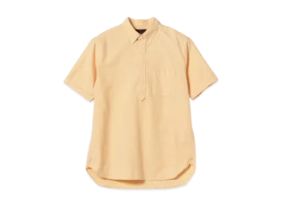 BEAMS B.D. Pullover Short Sleeve Oxford "Yellow"