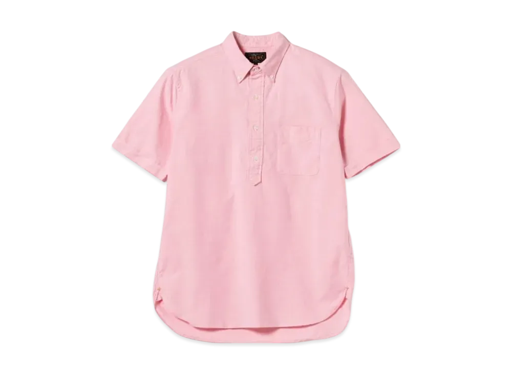 BEAMS B.D. Pullover Short Sleeve Oxford "Pink"