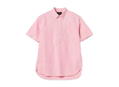 BEAMS B.D. Pullover Short Sleeve Oxford "Pink"