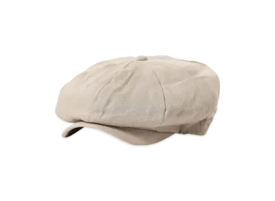 BEAMS Casket Linen Suede Visor "Beige"