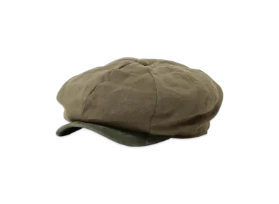 BEAMS Casket Linen Suede Visor "Olive"