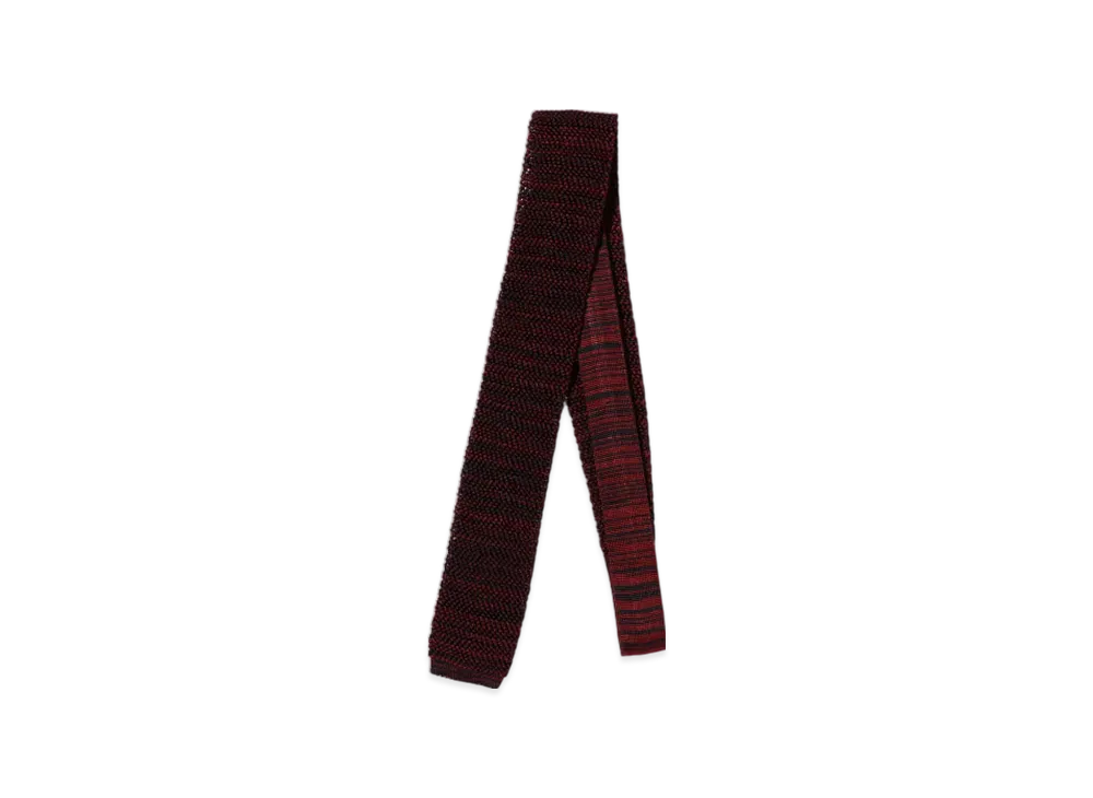 BEAMS Knit Tie Silk Grandrelle "Red"