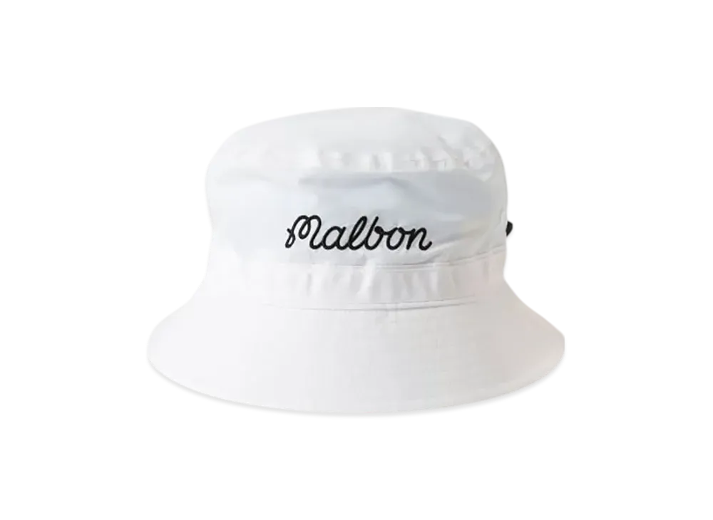 BEAMS x MALBON GOLF Exclusive Ying Yang Logo Nylon Hat "White"