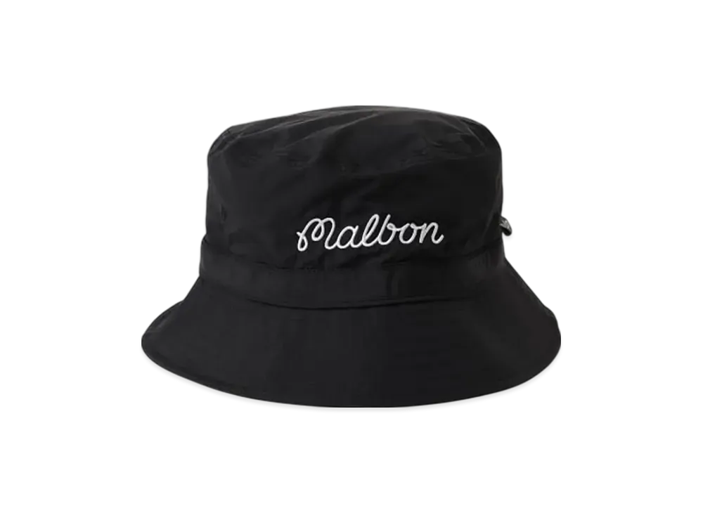 BEAMS x MALBON GOLF Exclusive Ying Yang Logo Nylon Hat "Black"