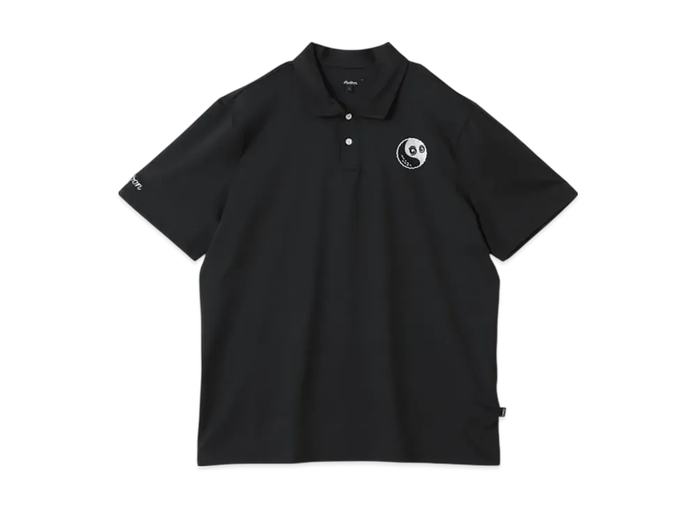 BEAMS x MALBON GOLF Exclusive Ying Yang Logo Polo Shirt "Black"