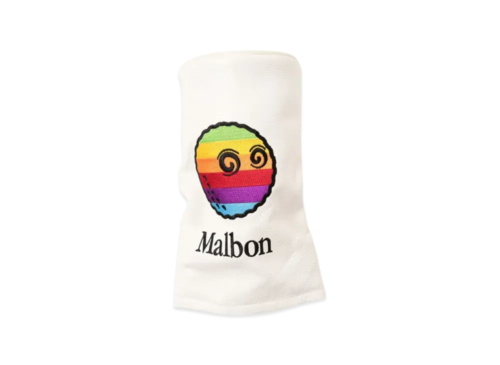 BEAMS x MALBON GOLF Exclusive Rainbow Headcover (Driver) "White"
