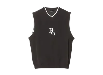 BEAMS x MALBON GOLF Exclusive Egc Nylon Pullover Vest "Black"