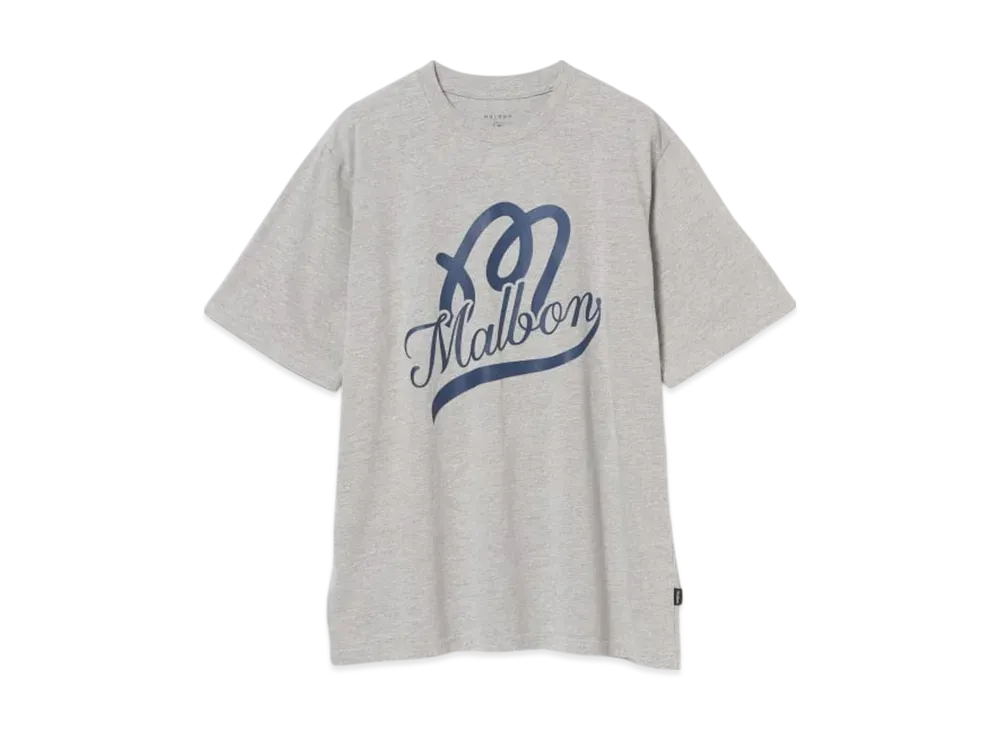BEAMS x MALBON GOLF Exclusive Printed T-Shirt "Gray"