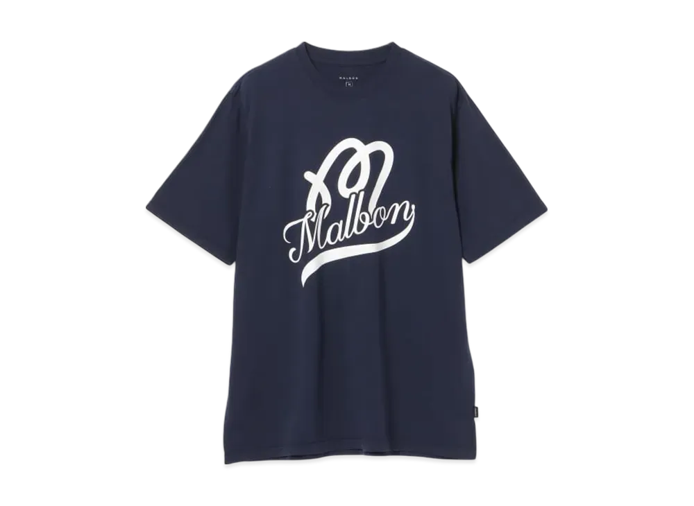 BEAMS x MALBON GOLF Exclusive Printed T-Shirt "Navy"