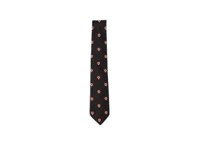 BEAMS Silk Tie Crest Shield "Balck"