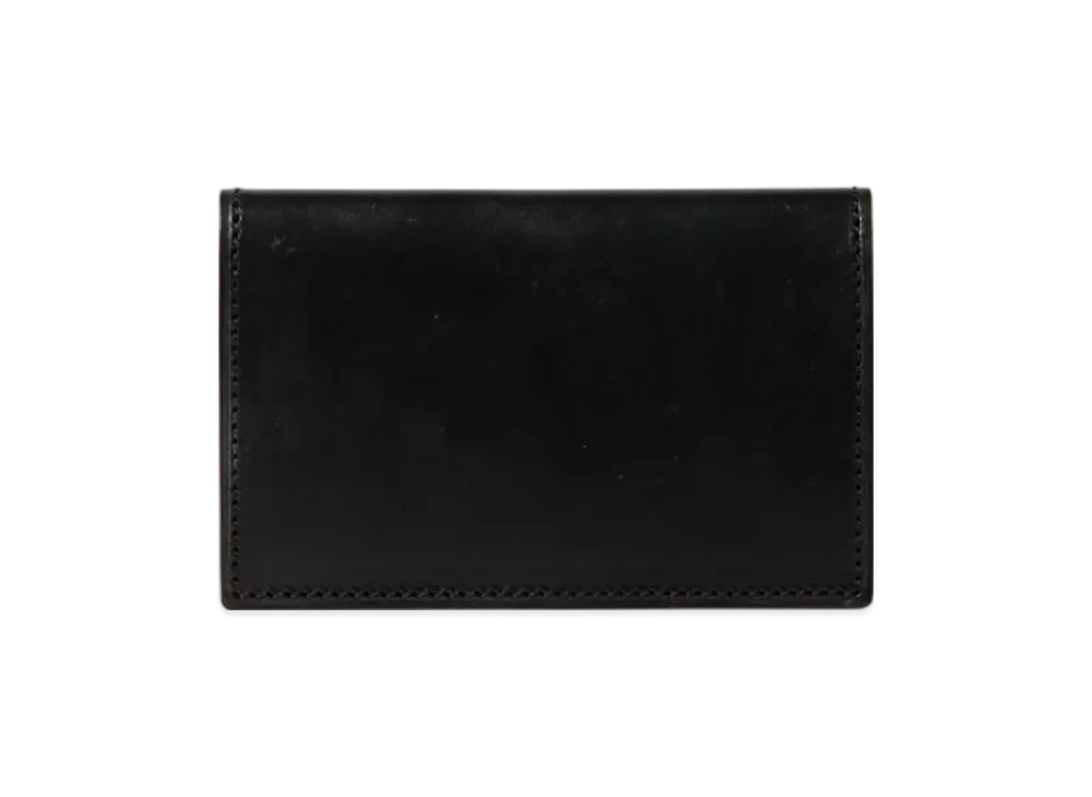 BEAMS Card Case Bridle Leather "Black"
