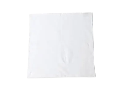 BEAMS Pocket Chief Linen Solid "White"