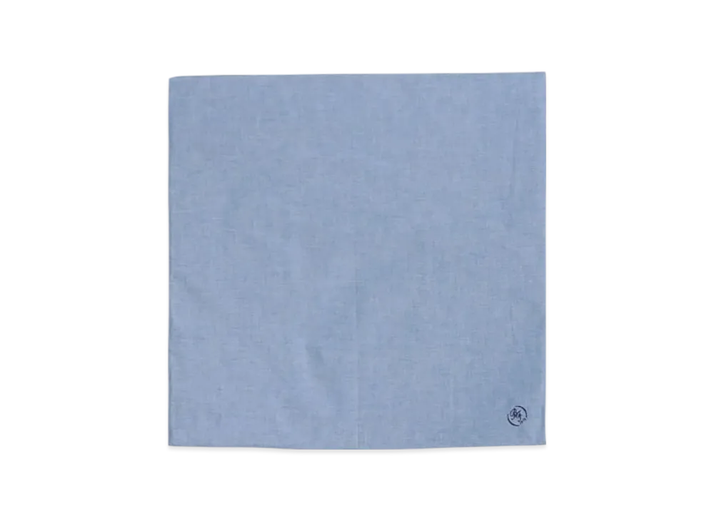 BEAMS Solid Handkerchief "Blue"