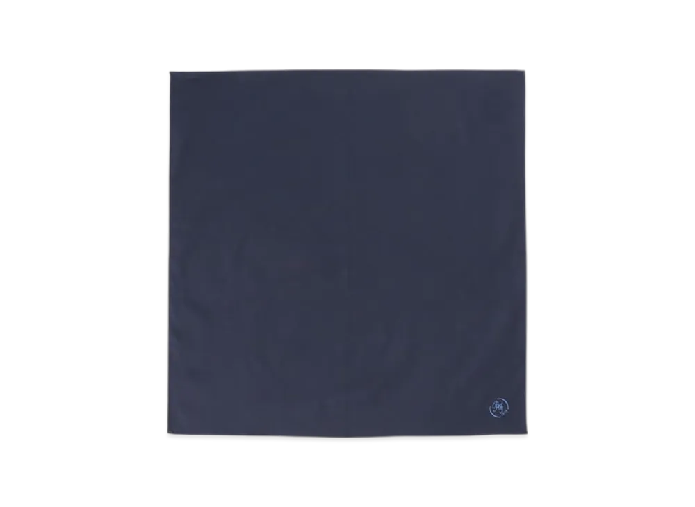 BEAMS Solid Handkerchief "Navy"