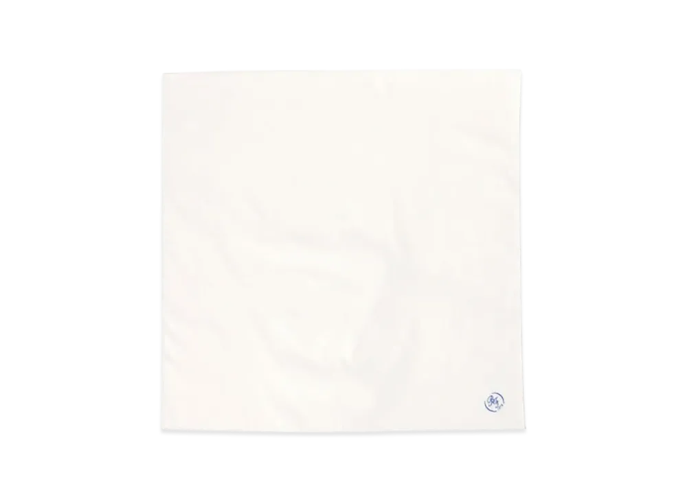 BEAMS Solid Handkerchief "White"