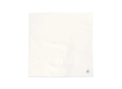 BEAMS Solid Handkerchief "White"