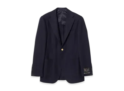 BEAMS Handmade Savile Clifford Wool Mohair Blazer "Navy"