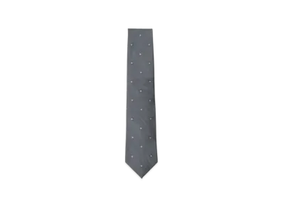 BEAMS Silk Pattern Tie "Gray"