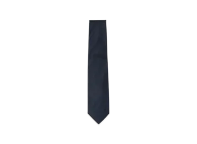 BEAMS Silk Solid Tie "Navy"