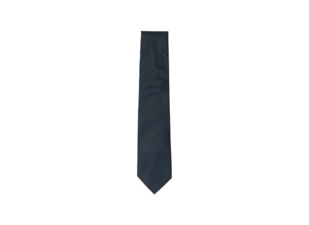 BEAMS Silk Solid Tie "DarkNavy"