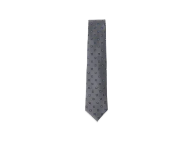 BEAMS Silk Pattern Tie "Gray"