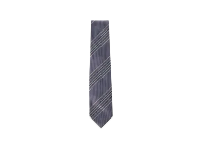BEAMS Silk Striped Tie "Lavender"