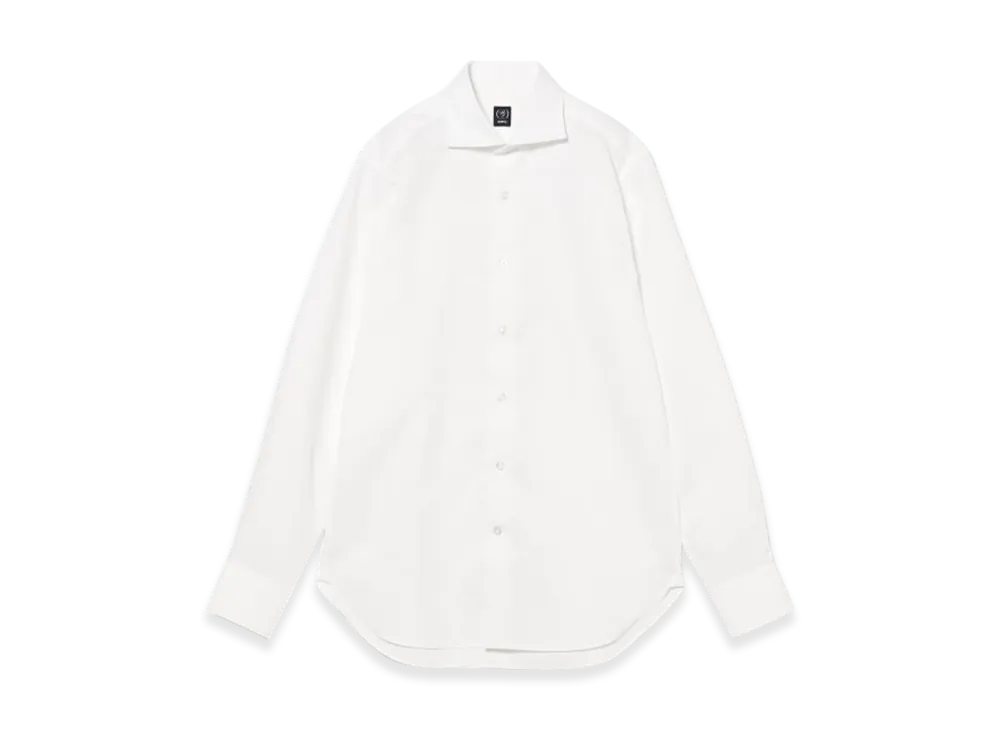 BEAMS Coolmax Oxford Cutaway Collar Shirt "White"