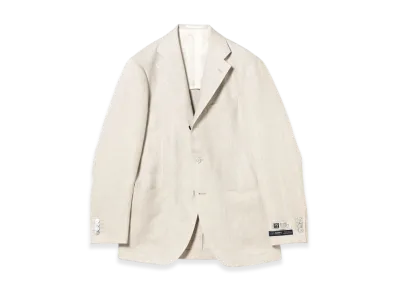 BEAMS Easy Baird Mcnutt Linen Solid Jacket "OffWhite"