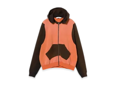 BEAMS Future Archive x Sasquatchfabrix x Tokyo Vitamin / Attached Damaged Hoodie "Vitamin Orange"