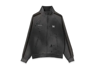 BEAMS Future Archive x Sasquatchfabrix x Tokyo Vitamin / Damaged Track Jacket "Black"