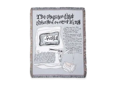 BEAMS T x Shohei Ochiai Back to the Basics Blanket "Grey"