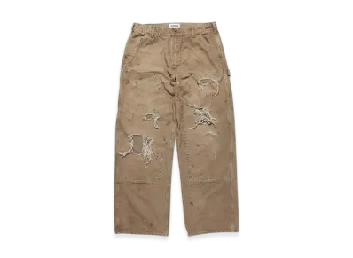 BEAMS x BOW WOW Duck Painter Pants Hard Aged "Beige"