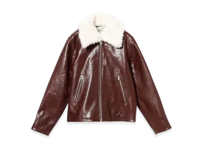 BEAMS FUTURE ARCHIVE Leather Blouson "Brown"