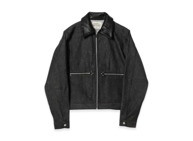 BEAMS FUTURE ARCHIVE Denim Zip Blouson "Black"