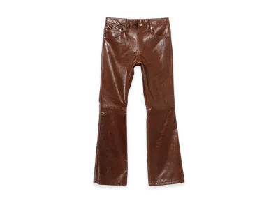 BEAMS FUTURE ARCHIVE Leather Pants "Brown"