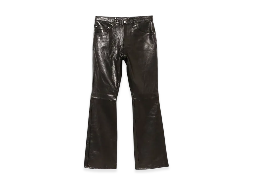 BEAMS FUTURE ARCHIVE Leather Pants "Black"