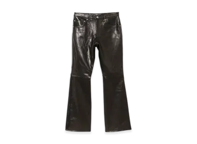 BEAMS FUTURE ARCHIVE Leather Pants "Black"