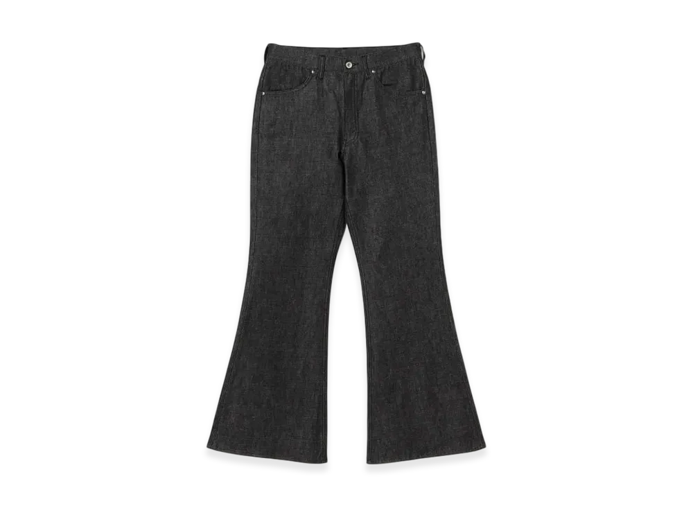 BEAMS FUTURE ARCHIVE Flare Denim "Black"