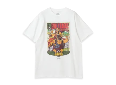 BEAMS x Devil Rock x Gokuaku Doumei / T-Shirt (Designed by GOCCODO) "White"