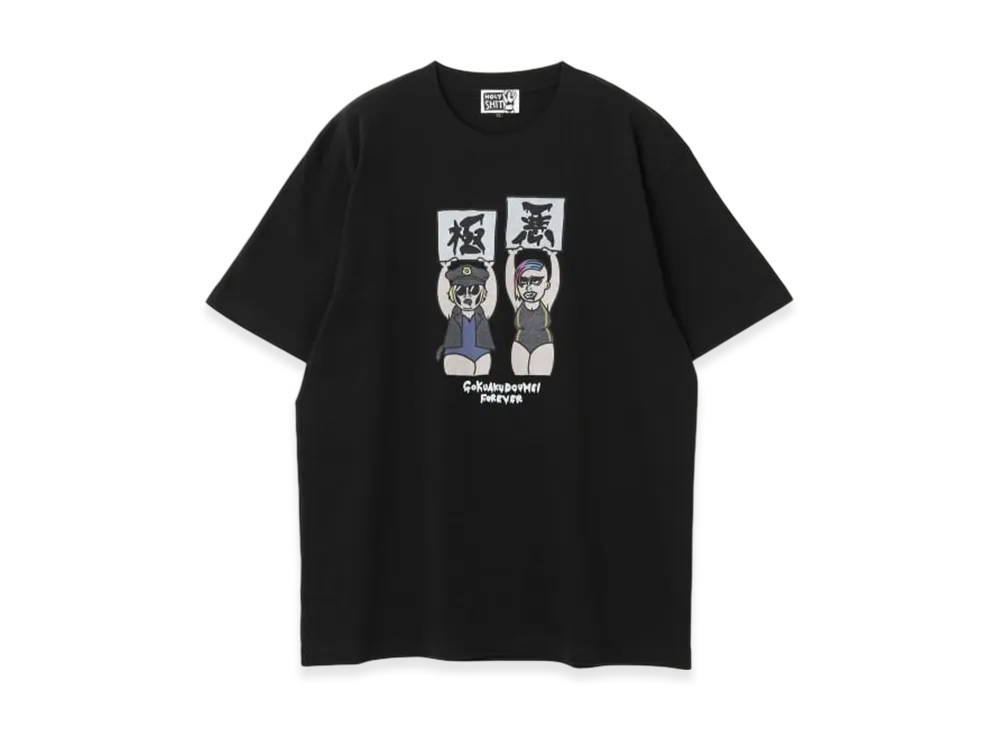 BEAMS x Holy Shit x Evil Alliance / Forever T-Shirt (Designed by unspooky) "Black"