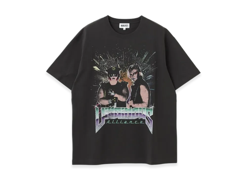 BEAMS x Wave Music x Gokuaku Doumeimei / T-Shirt "Black"