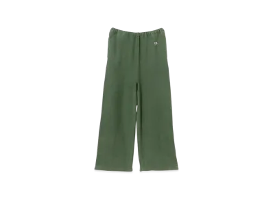BEAMS x Champion Reverse Weave R Sweat Wide Pants "D.Green"