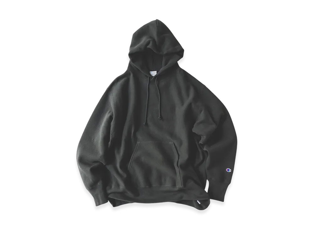 BEAMS x Champion x MIN-NANO Reverse Weave Sweat Hoodie "Off Black"
