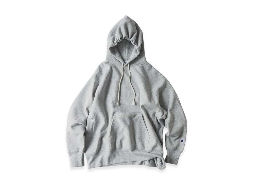 BEAMS x Champion x MIN-NANO Reverse Weave Sweat Hoodie "Gray"