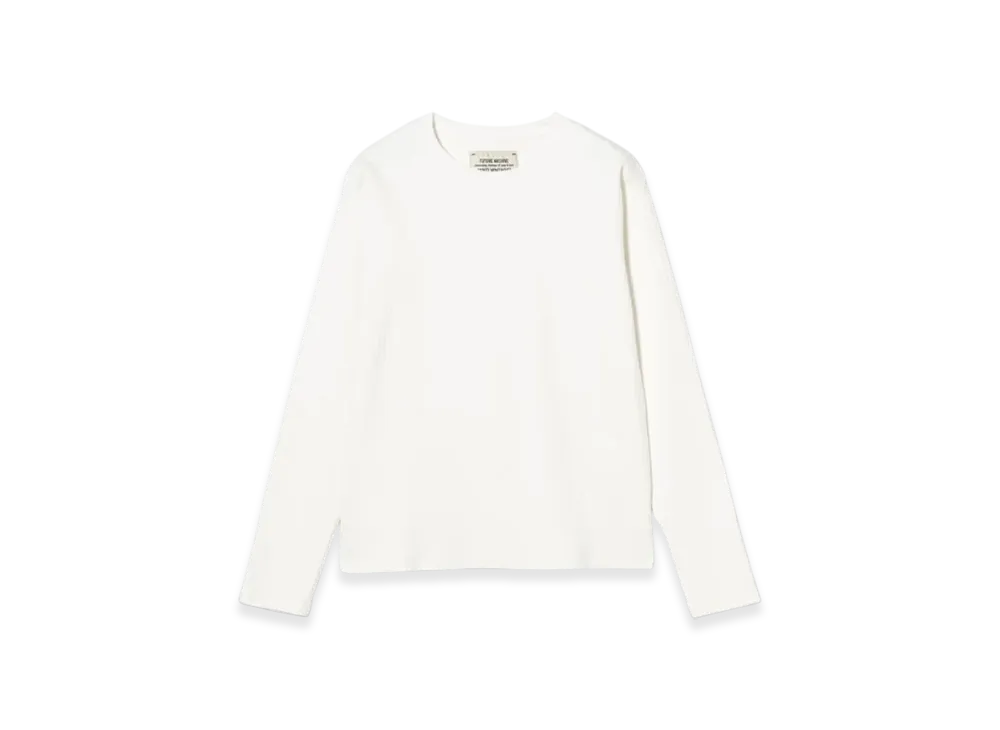 BEAMS FUTURE ARCHIVE Rib Long Sleeve Tee "Off White"