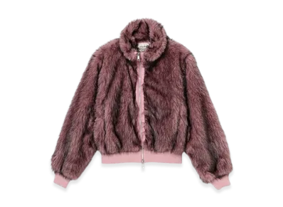 BEAMS FUTURE ARCHIVE Fur Blouson "Pink"