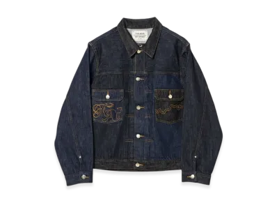 BEAMS FUTURE ARCHIVE Crazy Denim Jacket "Indigo"
