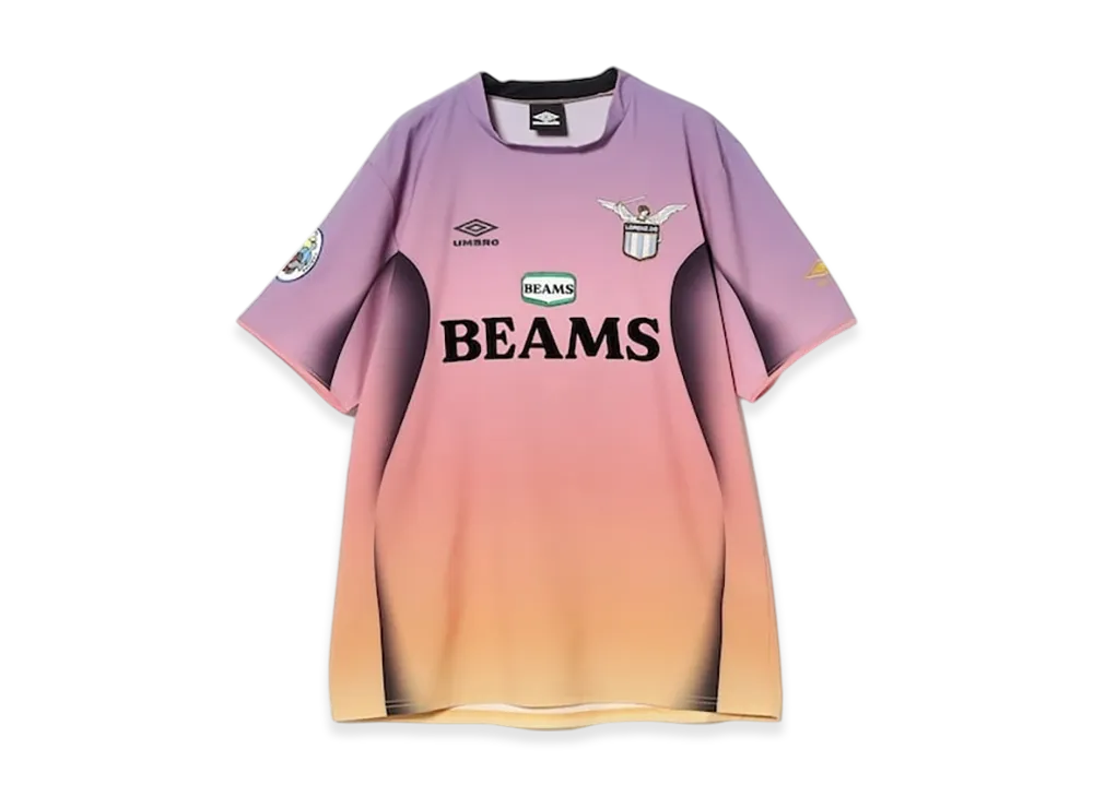 BEAMS x LORENZ.OG x UMBRO Game Shirt "Pink"