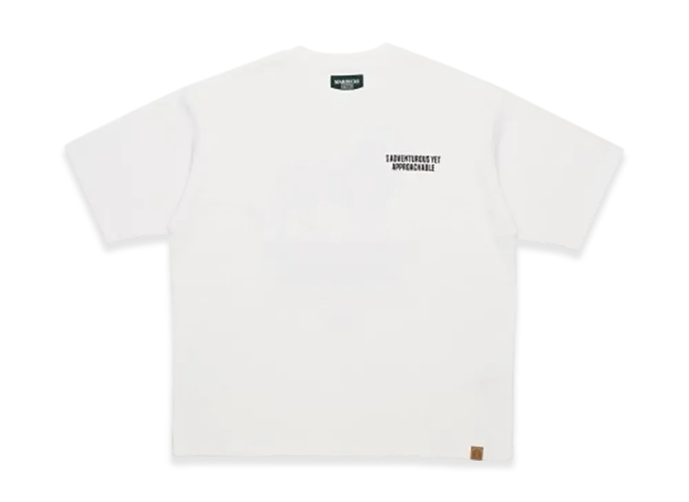 STARBUCKS STAND by BEAMS Animal Print T-shirt Lion "White"